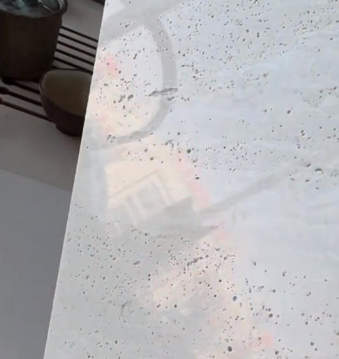 grc仿洞石水泥板怎么做出來的？